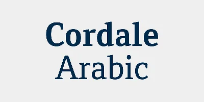 Cordale Arabic Font