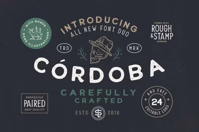 Cordoba - Font Duo (+EXTRA) Free Download