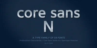 Core Sans N Font