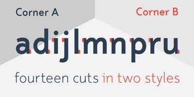 Corner Font