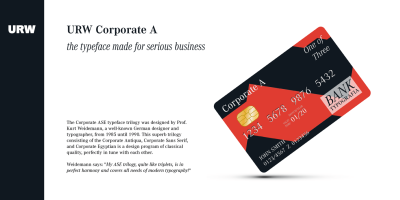 Corporate A Font