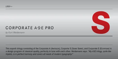 Corporate S WGL Font