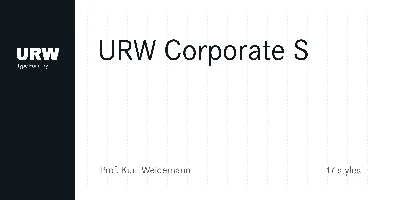 Corporate S Font