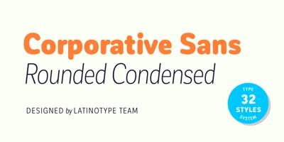 Corporative Sans Round Condensed Font