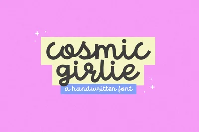 Cosmic Girlie | Modern Script Font
