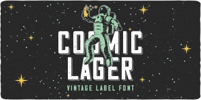 Cosmic Lager Font