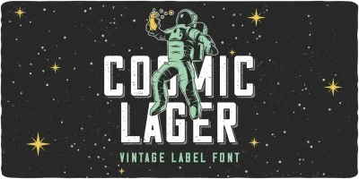 Cosmic Lager Font