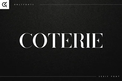 Coterie - Elegant Serif font