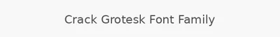 Crack Grotesk Font Family