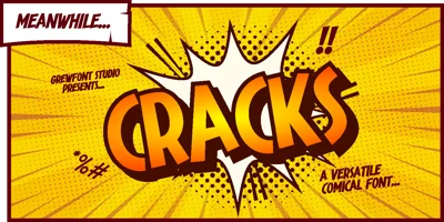 Cracks Font