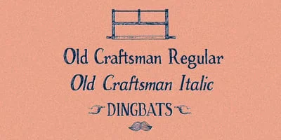 Craftsman Font