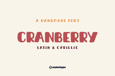 Cranberry Handwritten Display Font Free Download