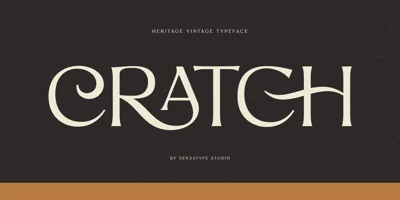 Cratch SS Font