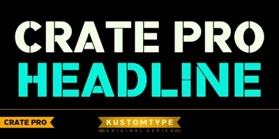 Crate Pro Font