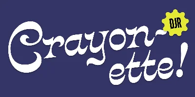 Crayonette DJR Font