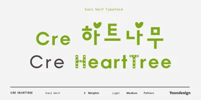 Cre HeartTree Font