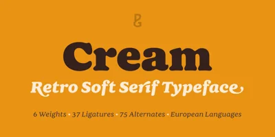 Cream Font