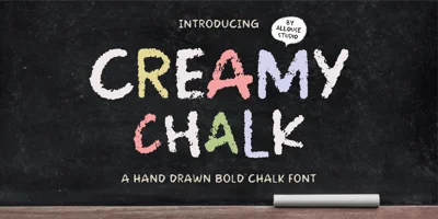 Creamy Chalk Font