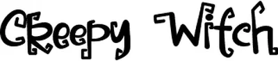 Creepy Witch Font