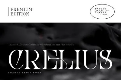 Crelius - Luxury Serif Font