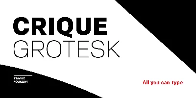 Crique Grotesk Font