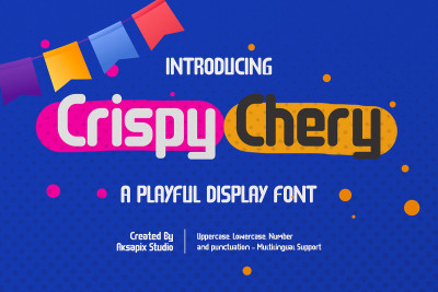 Crispy Chery - Playful Display Font