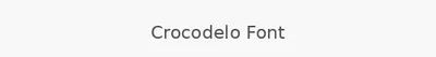 Crocodelo Font