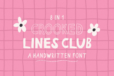 Crooked Lines Club Font