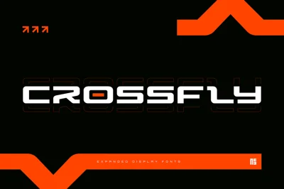Crossfly Expanded Display Fonts