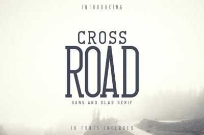 Crossroad -Vintage typeface|16 fonts Free Download