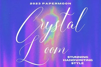 Crystal Loom Stunning Script Font