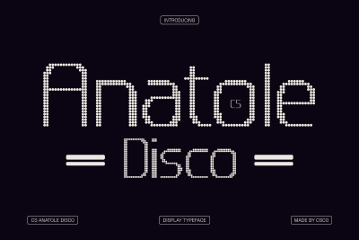 CS Anatole Disco Font