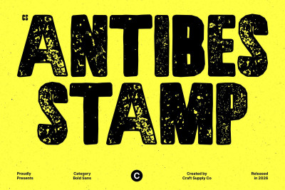 CS Antibes Stamp Font