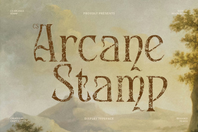 CS Arcane Stamp Font