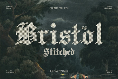 CS Bristol Stitched Font