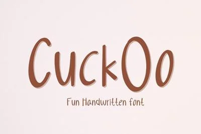 Cuckoo - Handwritten font