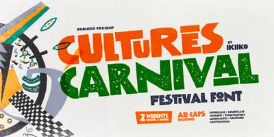 Cultures Carnival Font