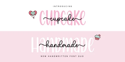 Cupcake Handmade Font