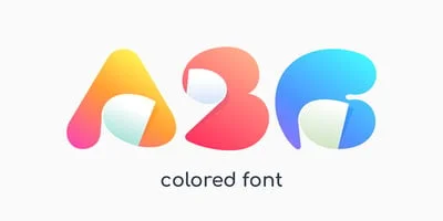 Curled Corner Font