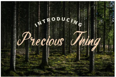 Cursive hand written font