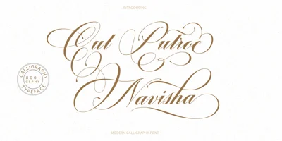 Cut Putroe Navisha Font