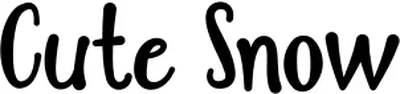 Cute Snow Font