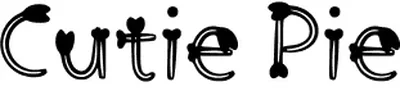 Cutie Pie 2 Font