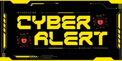 Cyber Alert Font