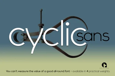Cyclic Sans Font