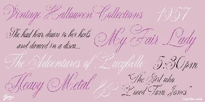 Cynthia June JF Font