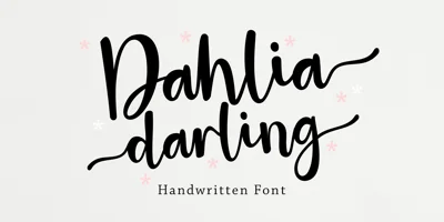 Dahlia Darling Font