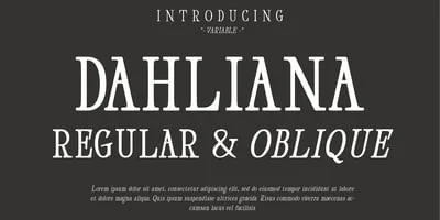 Dahliana Font