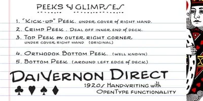 Dai Vernon Font