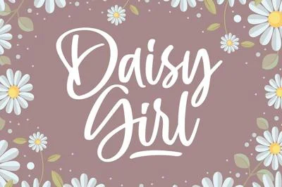 Daisy Girl - Cute Script Font